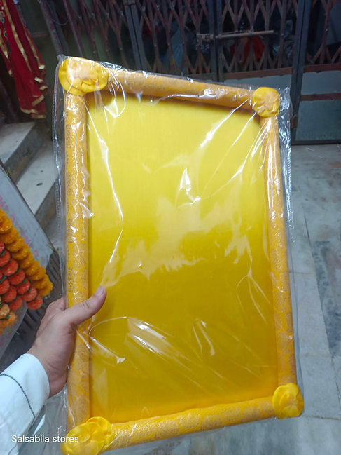 Designer fabric tray