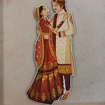 Wedding couple cutouts