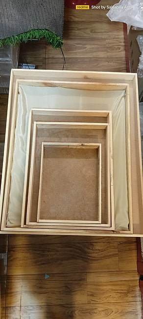 Pinewood rectangle MDF Tray(wooden)