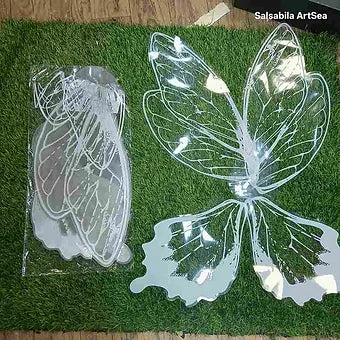 Plastic Butterfly Wings for Bouquets – Decorative Floral Accents