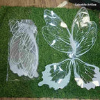 Plastic Butterfly Wings for Bouquets – Decorative Floral Accents