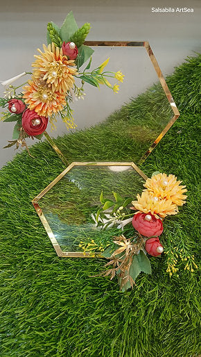 Personalized Acrylic Engagement Ring Platter