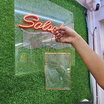 Hanging Metal Glass Frame