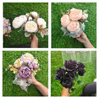 7 Head Big Peony Flower Bunch