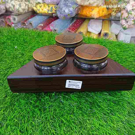 Triangle 3 Jar Box