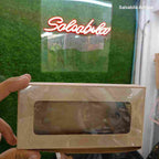 Khaki Window Cookie Boxes