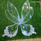 Plastic Butterfly Wings for Bouquets – Decorative Floral Accents