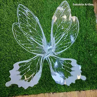 Plastic Butterfly Wings for Bouquets – Decorative Floral Accents