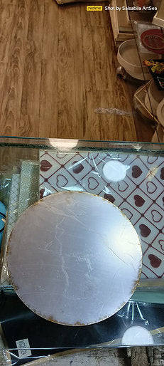Mirror Acrylic Round MDF Based