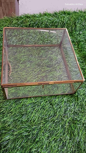Metal Glass Souvenir Gift Box