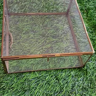 Metal Glass Suvenier gift box