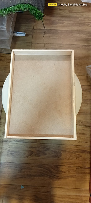 Pinewood rectangle MDF Tray(wooden)