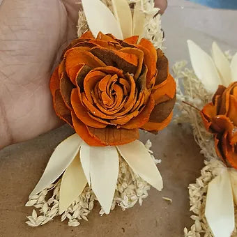 Dry Rose Wooden  Flowers