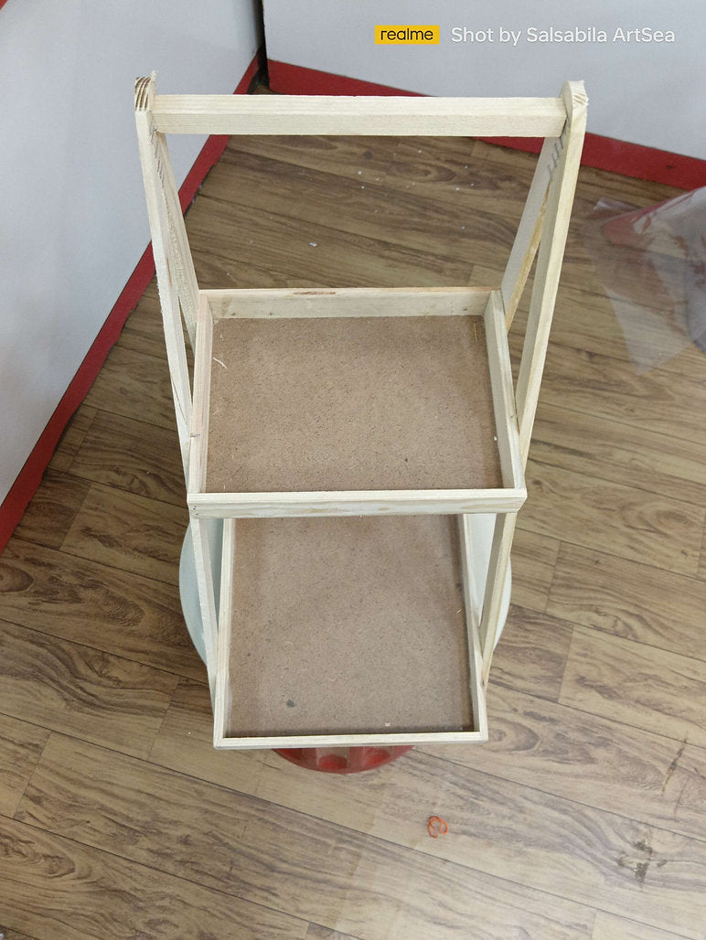 2 Tier Wooden Tray