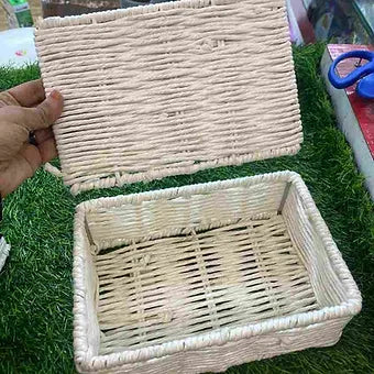 Jute Metal Basket