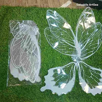 Plastic Butterfly Wings for Bouquets – Decorative Floral Accents