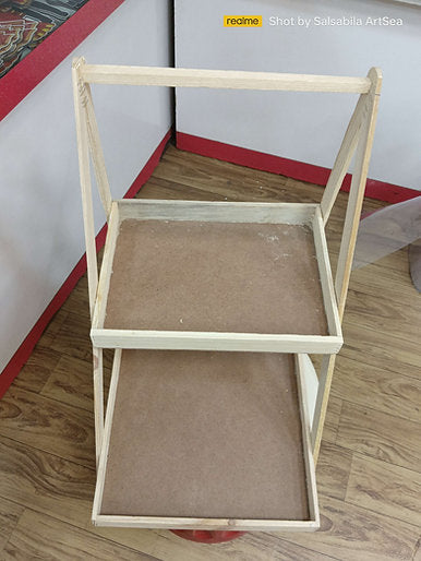 2 Tier Wooden Tray