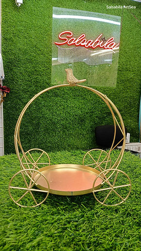 Cartwheel Metal Tray