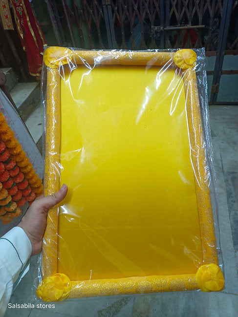 Designer fabric tray