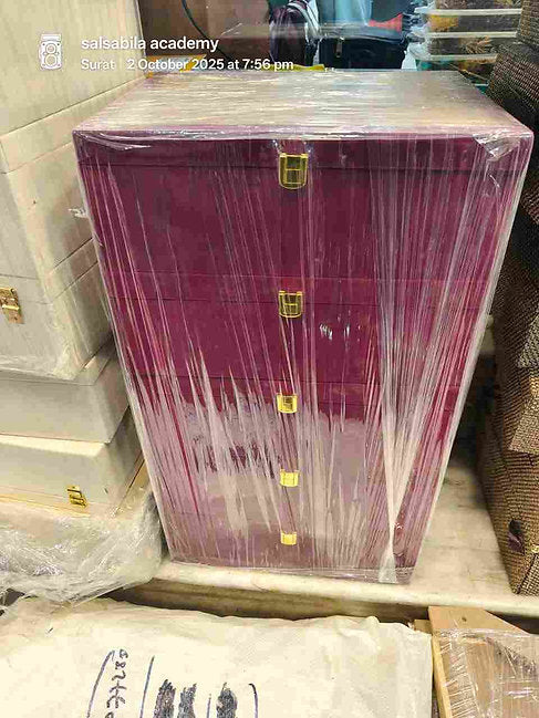 Luxury Resin Quran Box – Premium Velvet Lined Gift Hamper Box
