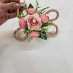 Front  View Premium Pink Rope Bunch - Elegant Artificial Foliage for Wedding