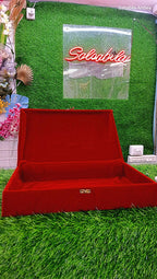 MDF Rectangle box / with velvet for Nikah file