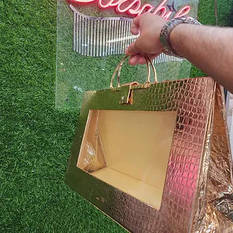 Crocodile Leatherette Gift Basket