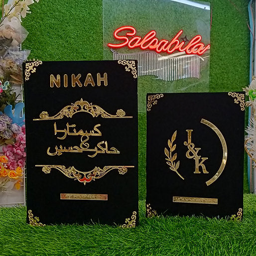 Customized Nikah Nama Booklet Kit | Nikah File With Nikah Pen Nikah Box