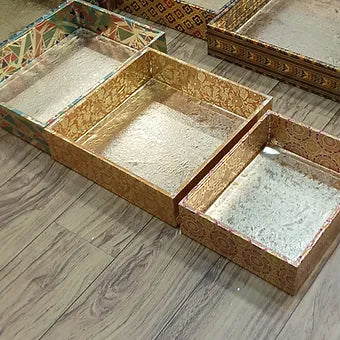 Designer rectangle baskets
