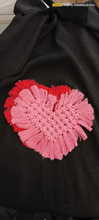 Handcrafted Macrame Heart – Artisan Boho Wall Decor & Keepsake