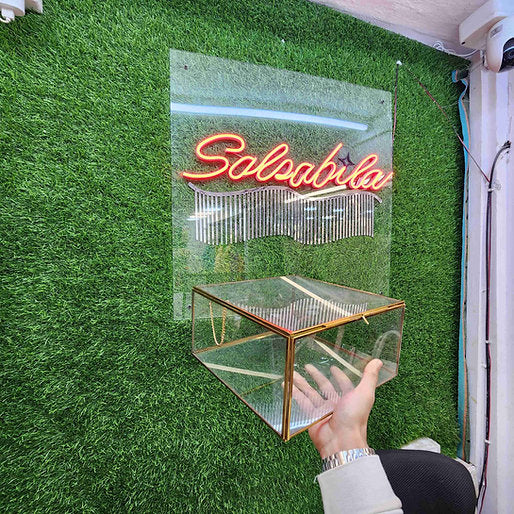 Metal Glass Souvenir Gift Box