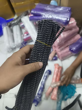 Premium Stripe Zig-Zag Pipe Cleaners – Flexible Chenille Stems for DIY Crafts