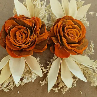 Dry Rose Wooden  Flowers