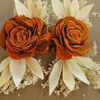 Dry Rose Wooden  Flowers
