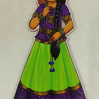 Punjabi lady cutouts