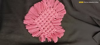 Handcrafted Macrame Heart – Artisan Boho Wall Decor & Keepsake