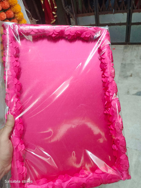 Designer fabric tray