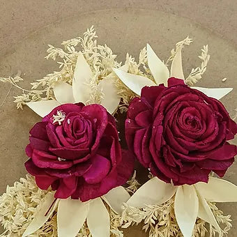 Dry Rose Wooden  Flowers