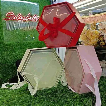 Salsabila Hexagon Gift Hamper Boxes