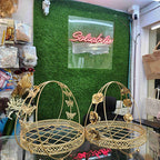 Gift Butterfly Metal Basket