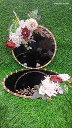 Personalized Black Acrylic Ring Platter