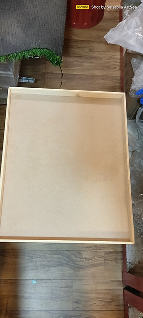 Pinewood rectangle MDF Tray(wooden)