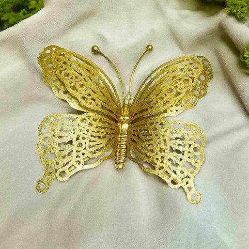 Golden Plastic Butterfly