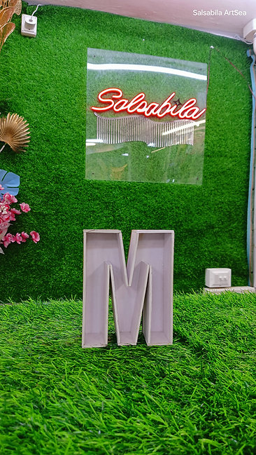 Monogram Letter Boxes Wooden or Foam Sheets For Dry fruits and Chocolate's gifting