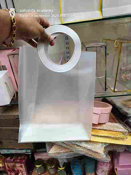 PVC Gift bags - Circle Handle