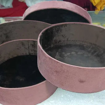 Suede Round Surprise Box