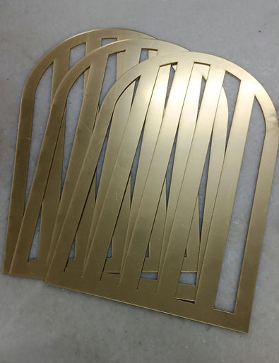 Acrylic Body Golden Frame