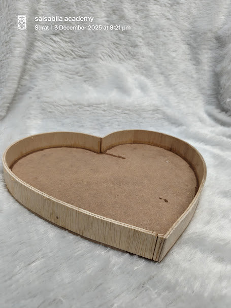 Heart-Shaped MDF Serving | Gifting Tray