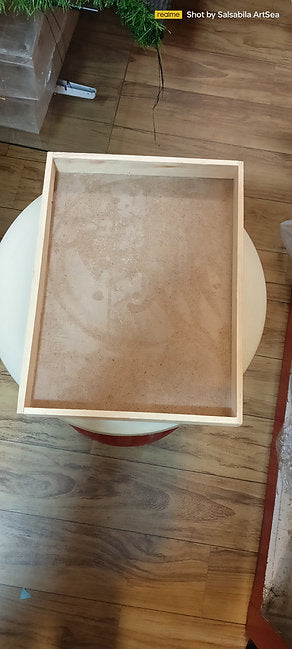 Pinewood rectangle MDF Tray(wooden)