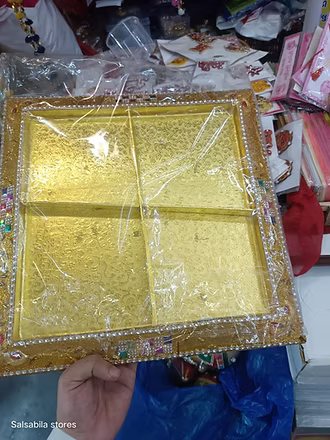 4 Section Metal Tray